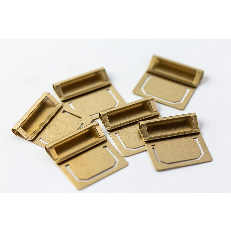 TRAVELER'S COMPANY BRASS Index Clips by TRAVELER'S COMPANY at Cult Pens