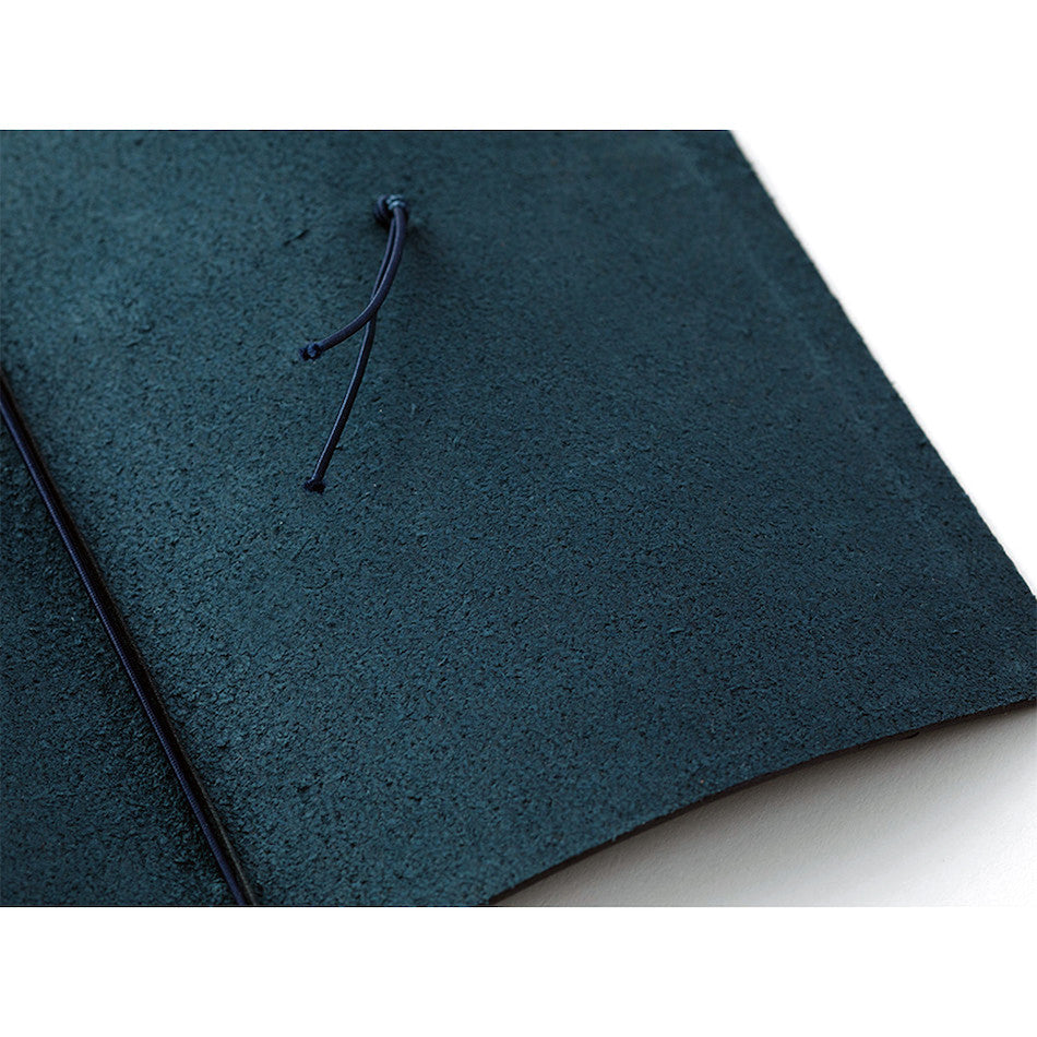 TRAVELER'S COMPANY Traveler's Notebook Leather Blue by TRAVELER'S COMPANY at Cult Pens