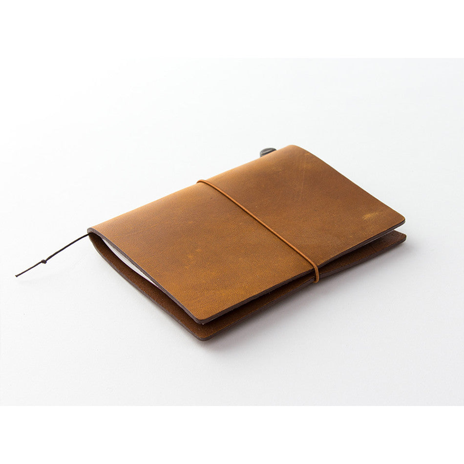TRAVELER'S COMPANY Traveler's Notebook Leather Passport Size Camel by TRAVELER'S COMPANY at Cult Pens