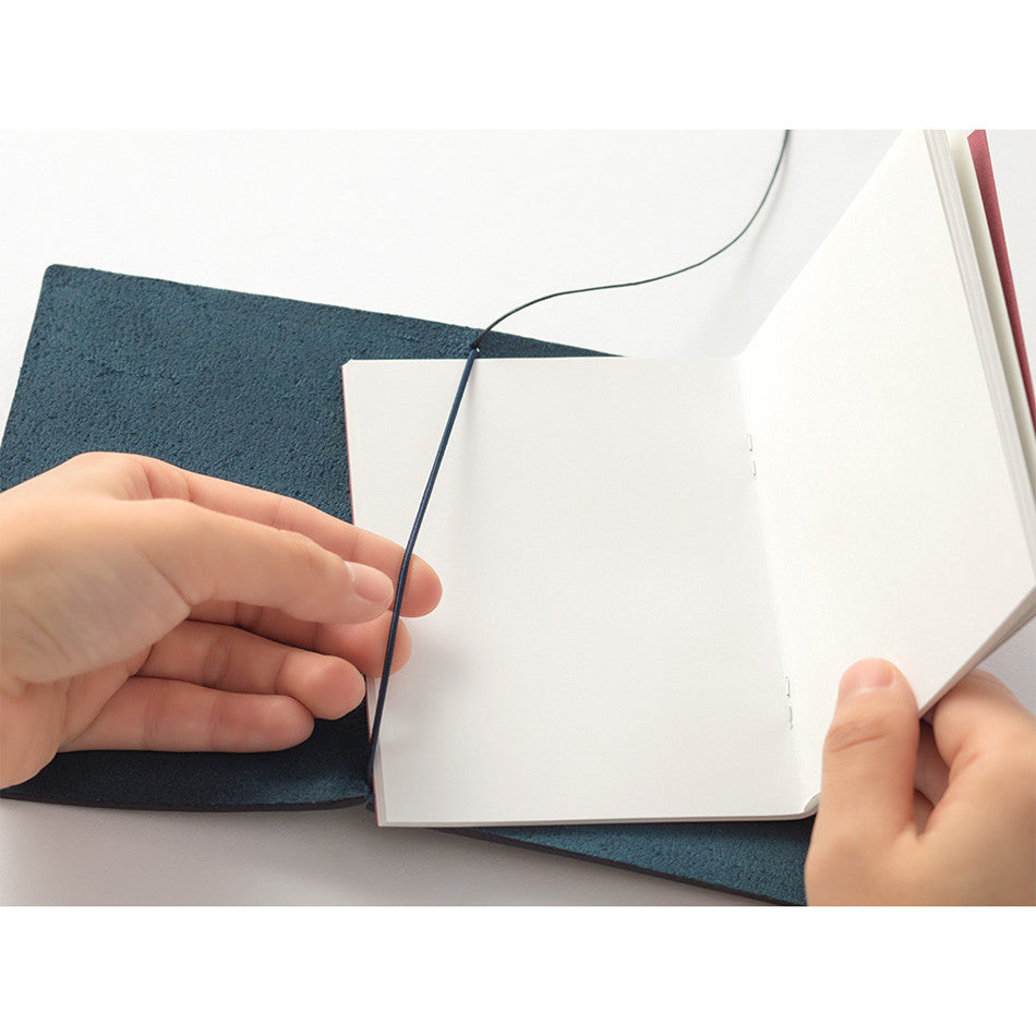 TRAVELER'S COMPANY Traveler's Notebook Leather Passport Size Blue by TRAVELER'S COMPANY at Cult Pens