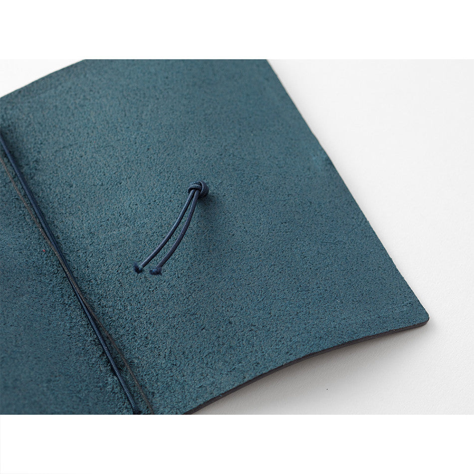 TRAVELER'S COMPANY Traveler's Notebook Leather Passport Size Blue by TRAVELER'S COMPANY at Cult Pens