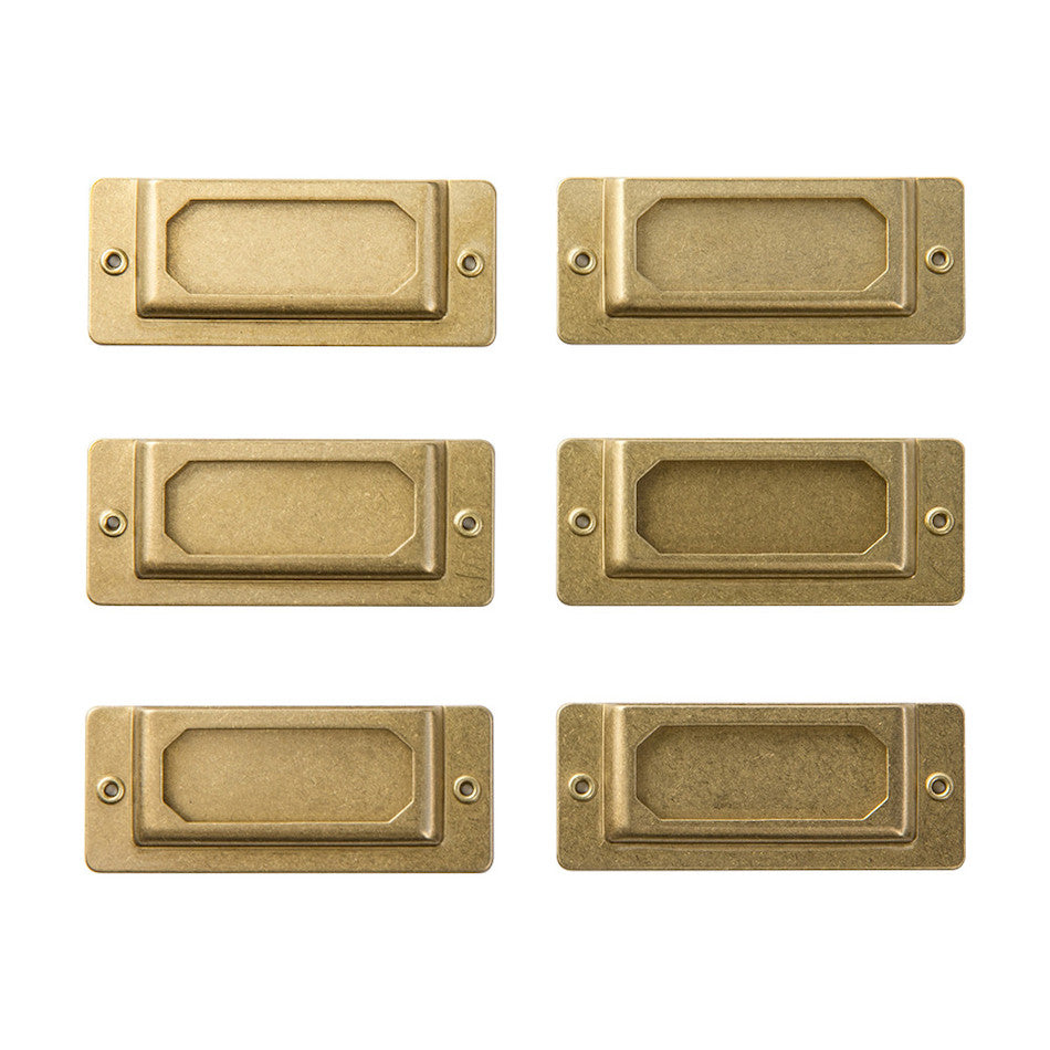TRAVELER'S COMPANY BRASS Label Plate by TRAVELER'S COMPANY at Cult Pens