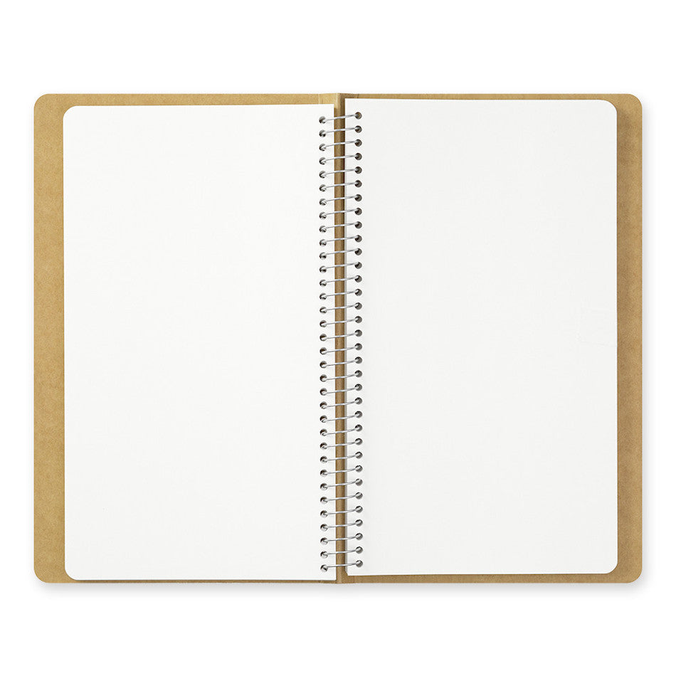 Notebook Rings Top View TRAVELER'S COMPANY Notebook Spiral Ring 130 x 210 MD White