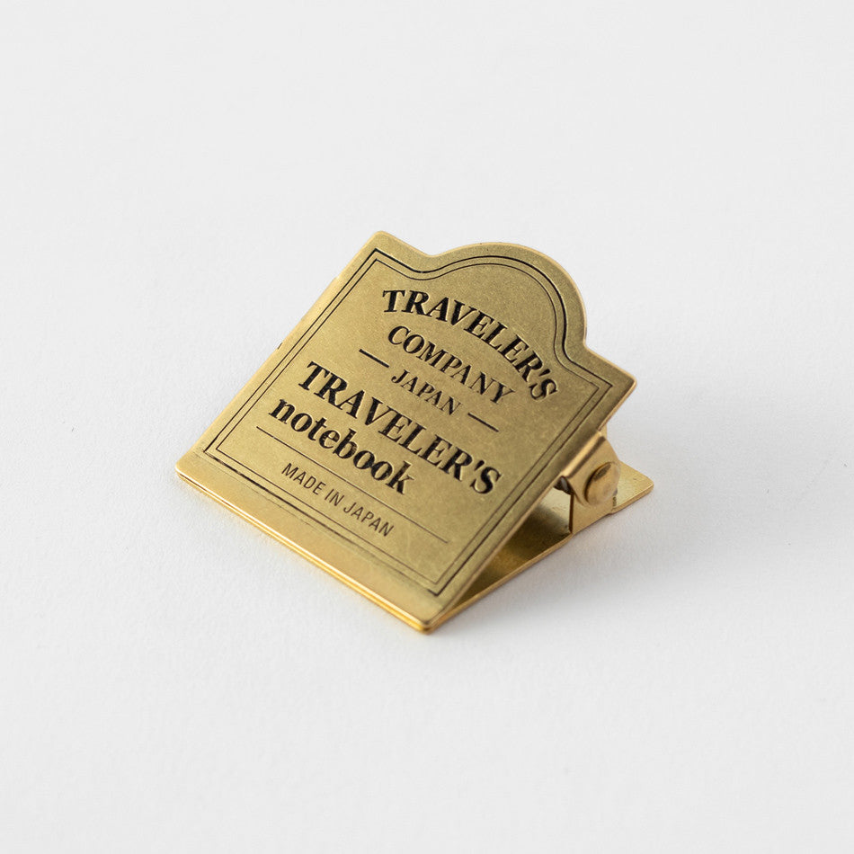 TRAVELER'S COMPANY Brass Clip Logo by TRAVELER'S COMPANY at Cult Pens