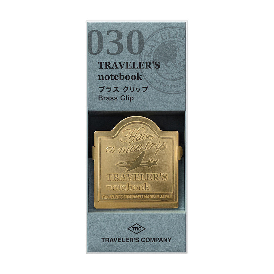 TRAVELER'S COMPANY Brass Clip Airplane by TRAVELER'S COMPANY at Cult Pens