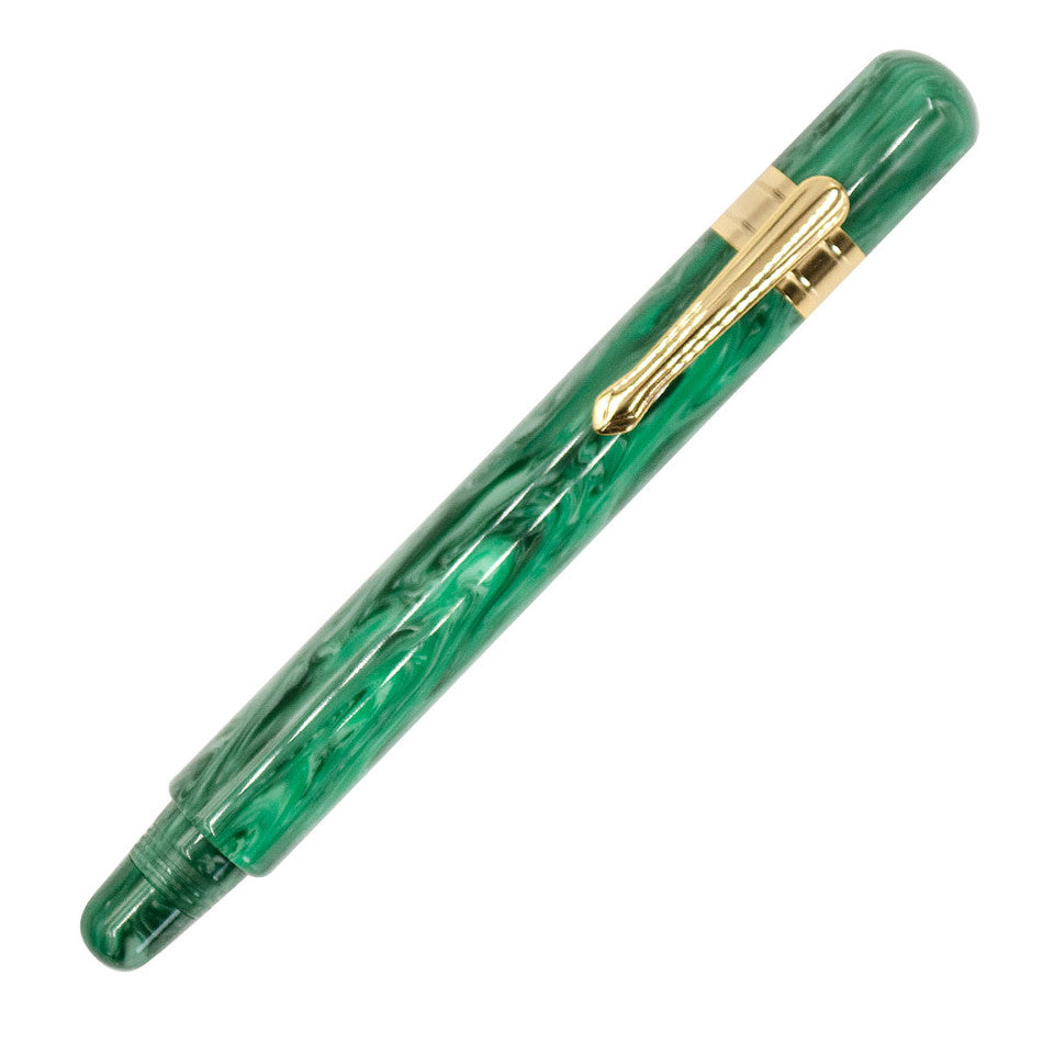 Taccia Covenant Fountain Pen Green Malachite 14k nib by Taccia at Cult Pens