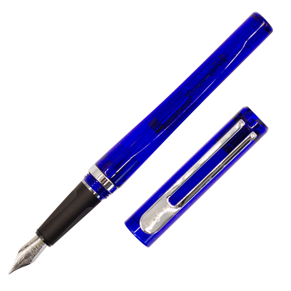 Taccia Facet Fountain Pen Clear Blue by Taccia at Cult Pens