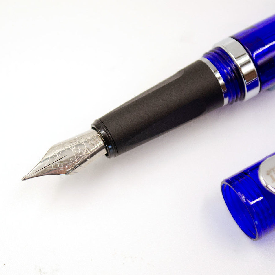 Taccia Facet Fountain Pen Clear Blue by Taccia at Cult Pens