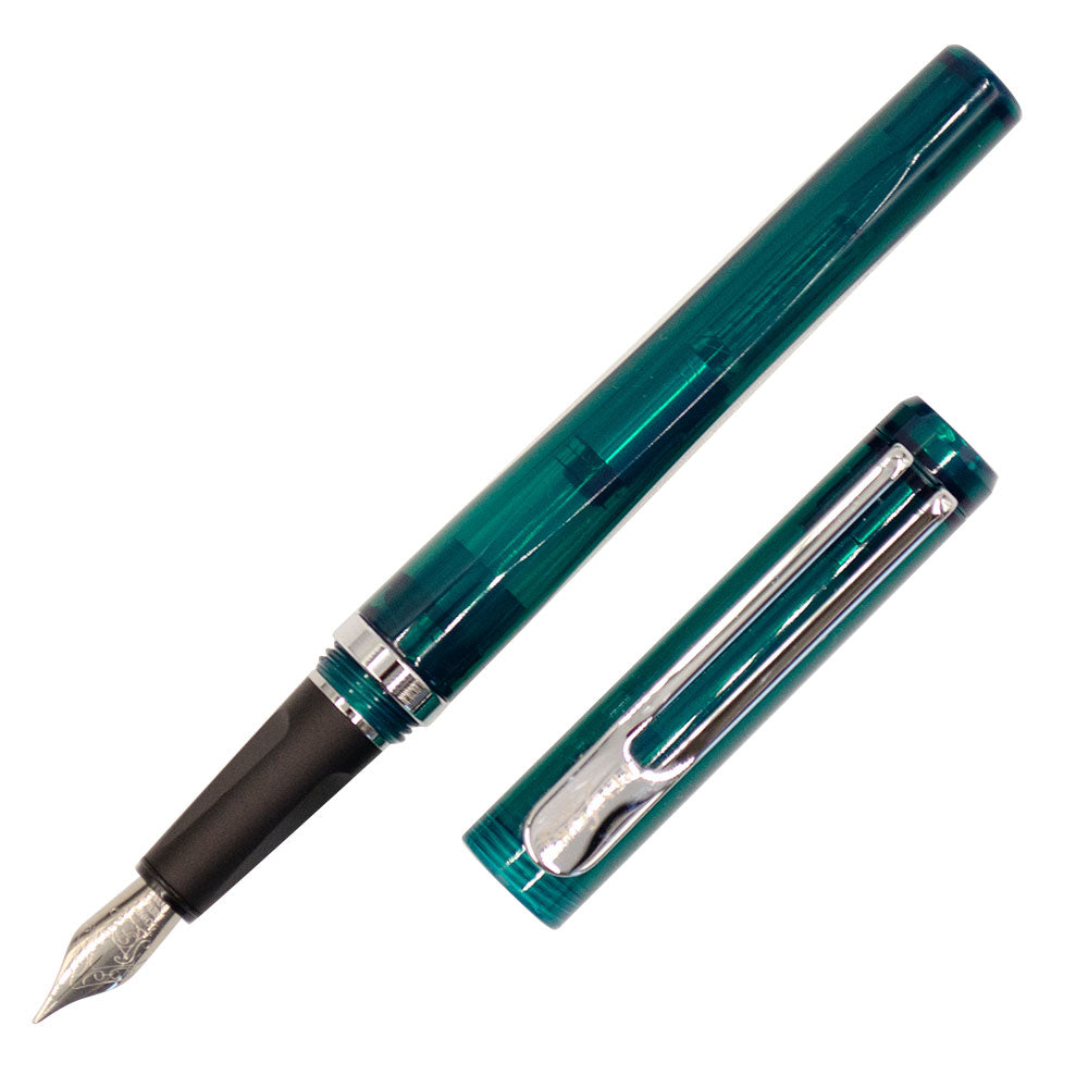 Taccia Facet Fountain Pen Clear Green by Taccia at Cult Pens
