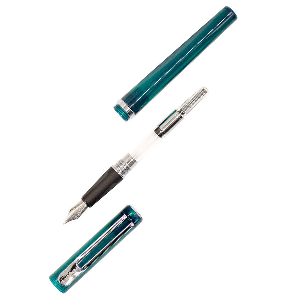 Taccia Facet Fountain Pen Clear Green by Taccia at Cult Pens