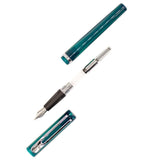 Taccia Facet Fountain Pen Clear Green by Taccia at Cult Pens