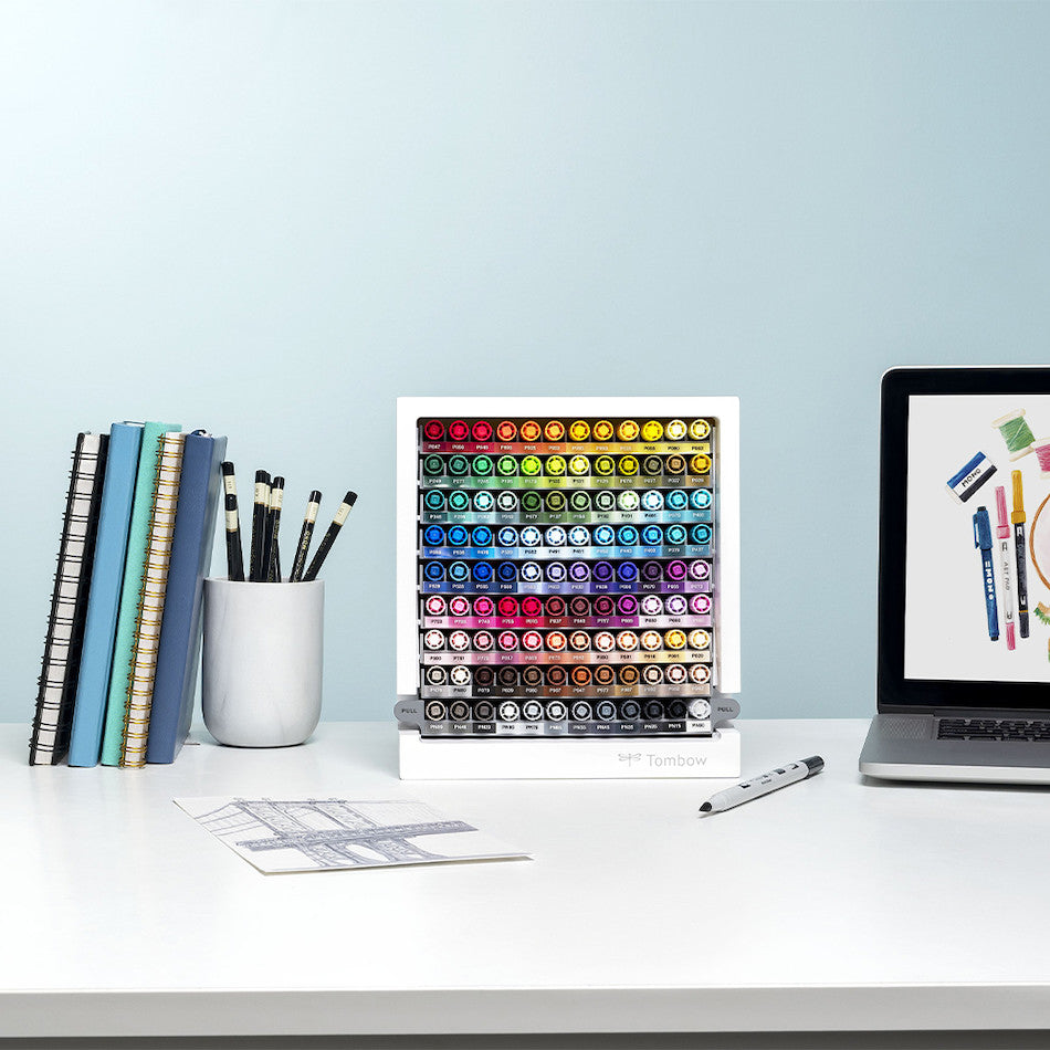 Tombow ABT Dual Brush Pens Set of 108 With Organiser by Tombow at Cult Pens