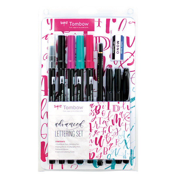 Tombow Lettering Set Advanced Level by Tombow at Cult Pens