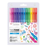 Tombow Twin Tone Dual Tip Marker Set of 12 by Tombow at Cult Pens