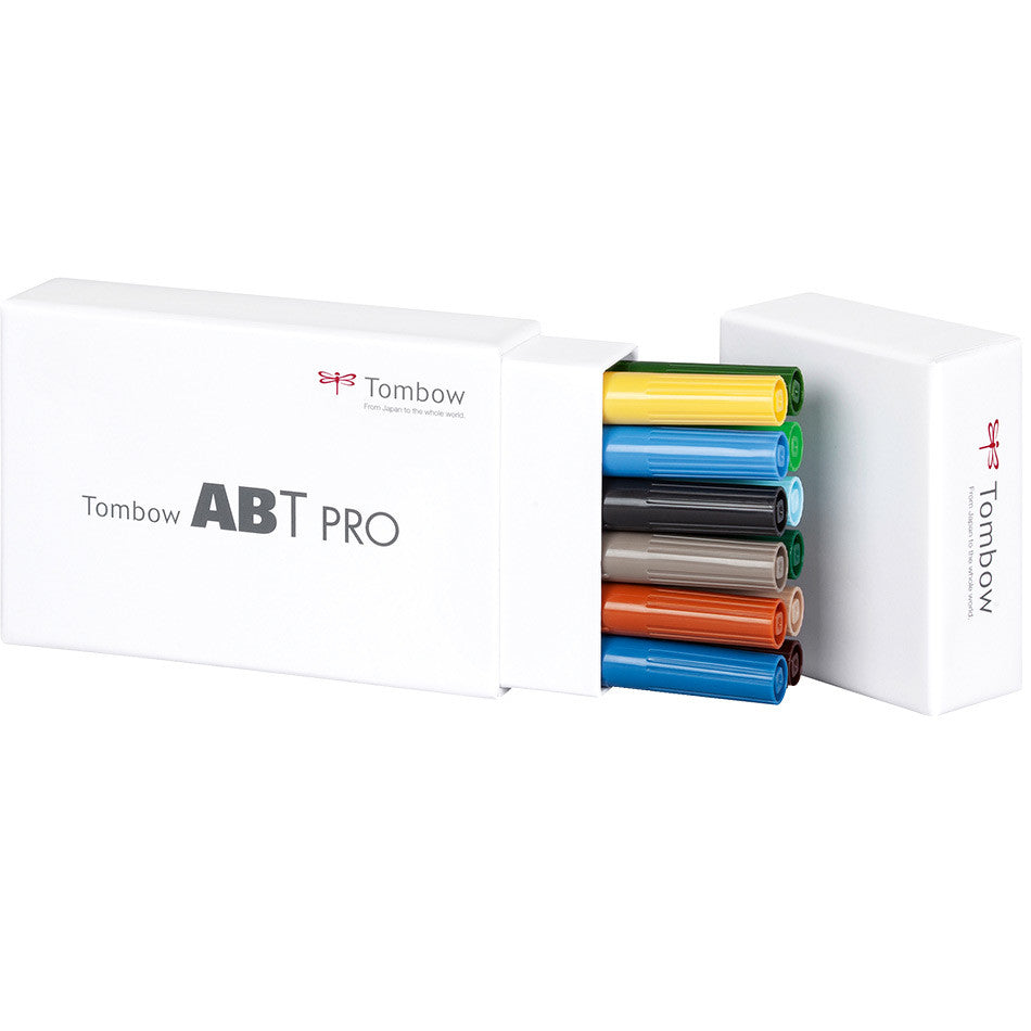 Tombow ABT PRO Dual Brush Pen Set of 12 Landscape by Tombow at Cult Pens