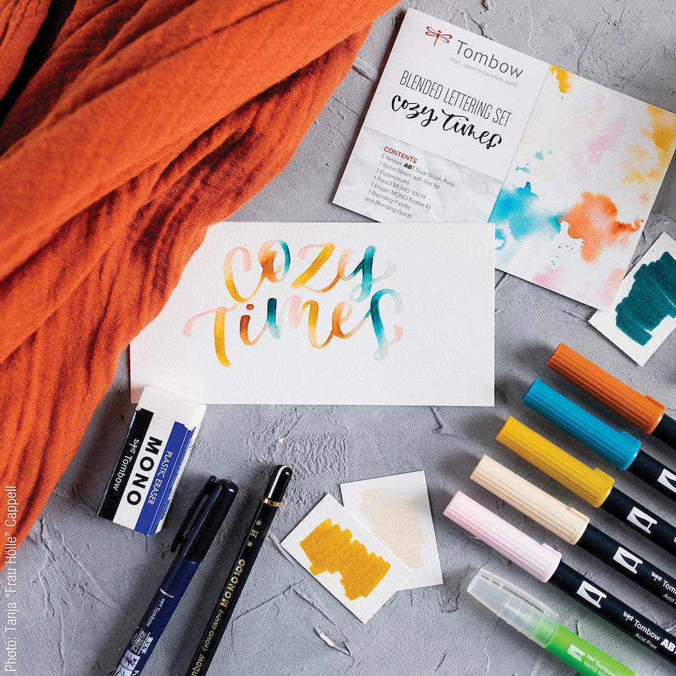 Tombow Blended Lettering Set Cozy Times by Tombow at Cult Pens