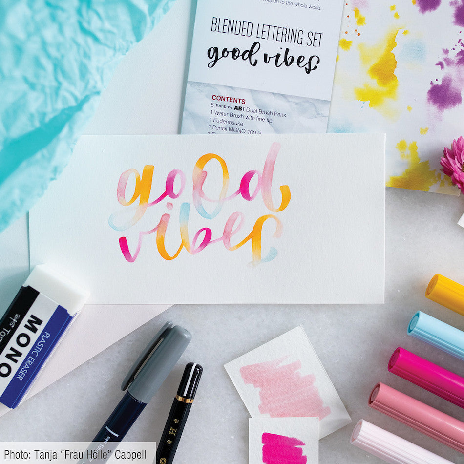Tombow Blended Lettering Set Good Vibes by Tombow at Cult Pens