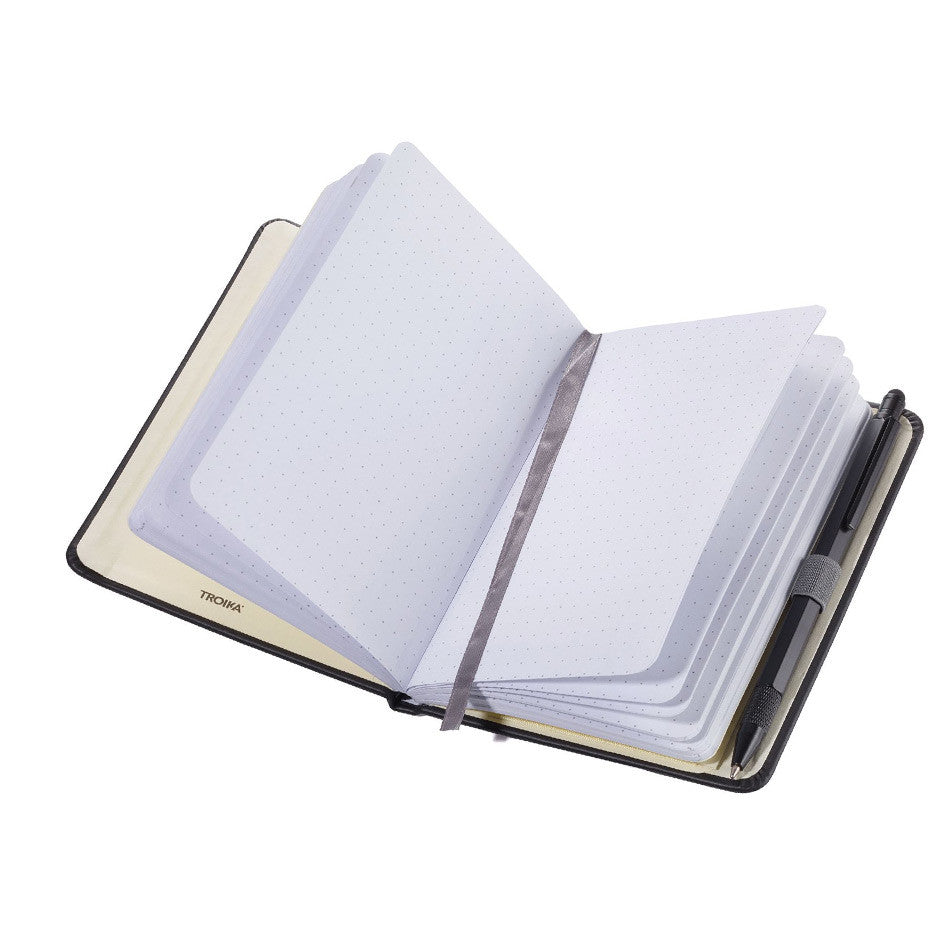 Troika Slimpad with Pen A6 Black/Gold by Troika at Cult Pens