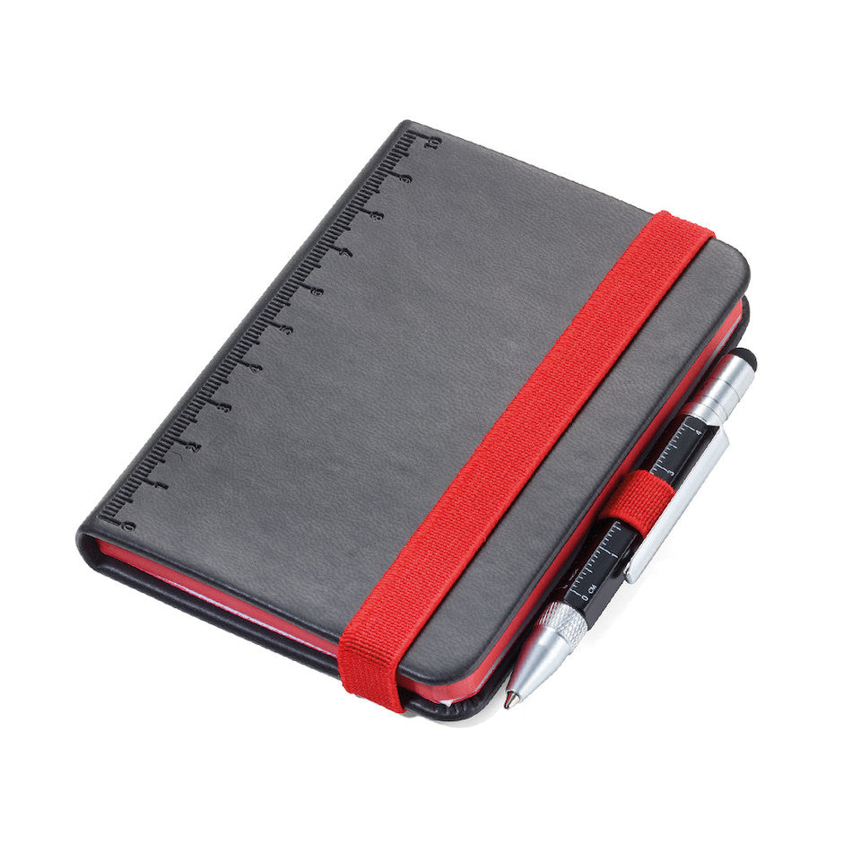 Troika Lilipad Notepad and Liliput Pen Black/Red by Troika at Cult Pens