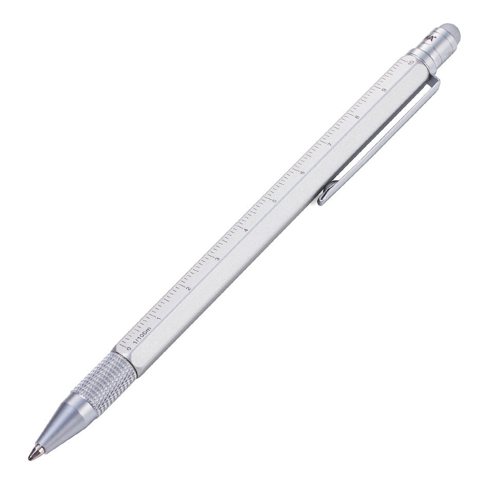 Troika Construction Tool Pen Slim Silver by Troika at Cult Pens