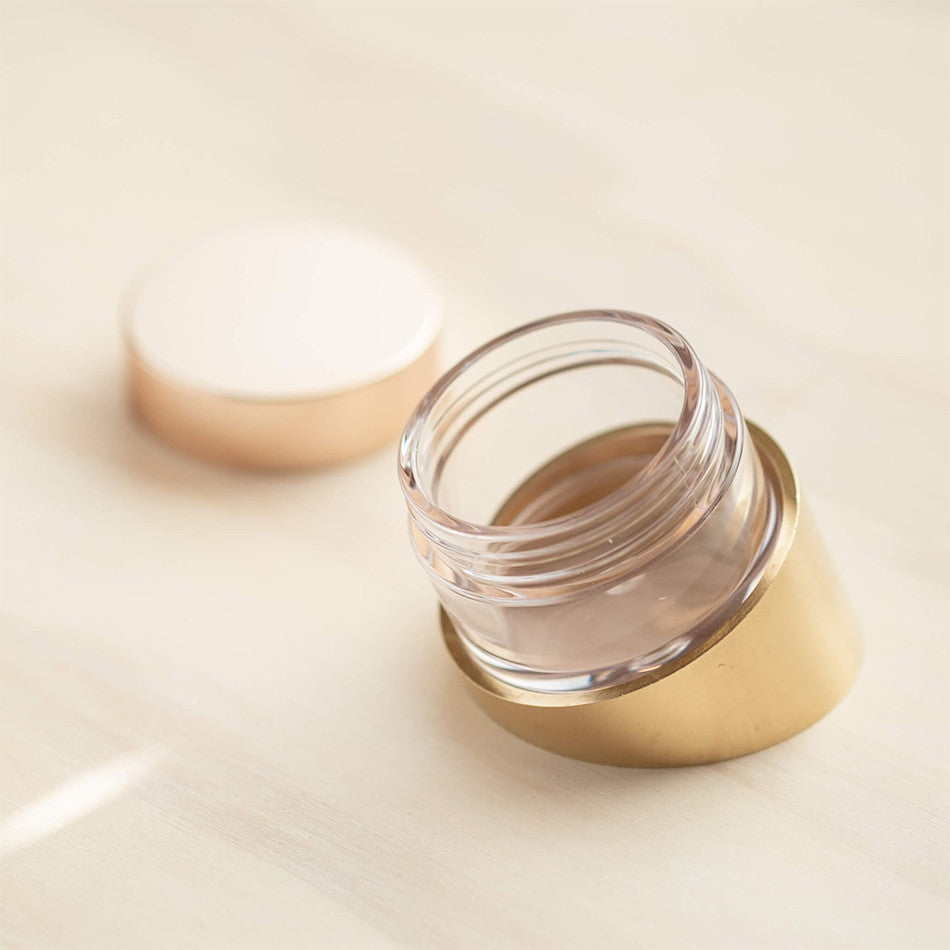 Tom's Studio The Tilt Brass Ink Pot Holder by Tom's Studio at Cult Pens