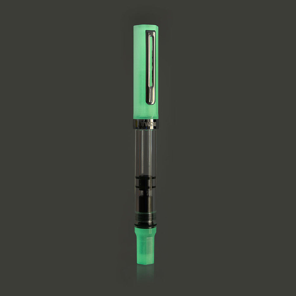 TWSBI Eco Fountain Pen Glow Green by TWSBI at Cult Pens
