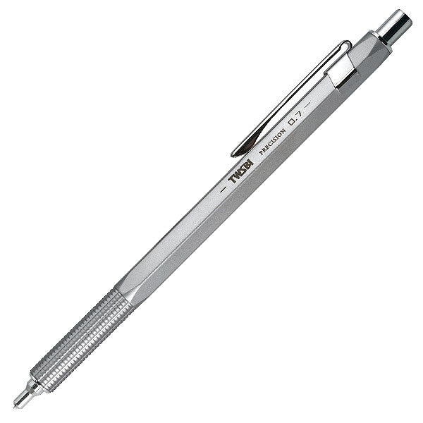 TWSBI Precision RT Mechanical Pencil Silver by TWSBI at Cult Pens