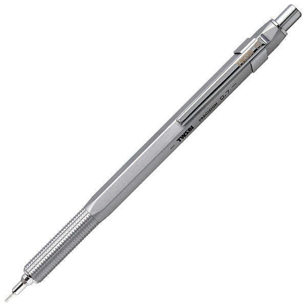 TWSBI Precision RT Mechanical Pencil Silver by TWSBI at Cult Pens