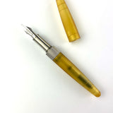 The Good Blue Flame Grilled Ultem with Stainless Steel Fountain Pen Steel Flex Nib Polymer Feed by The Good Blue at Cult Pens