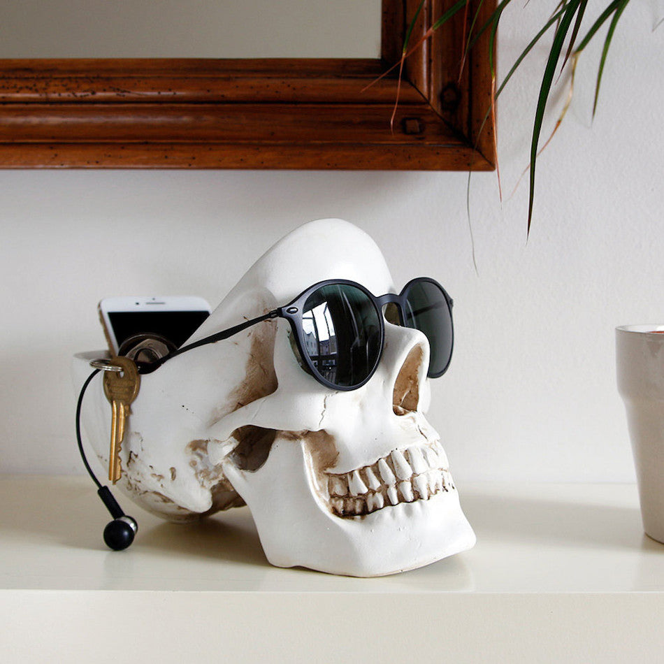 Suck UK Skull Desk Tidy by Suck UK at Cult Pens