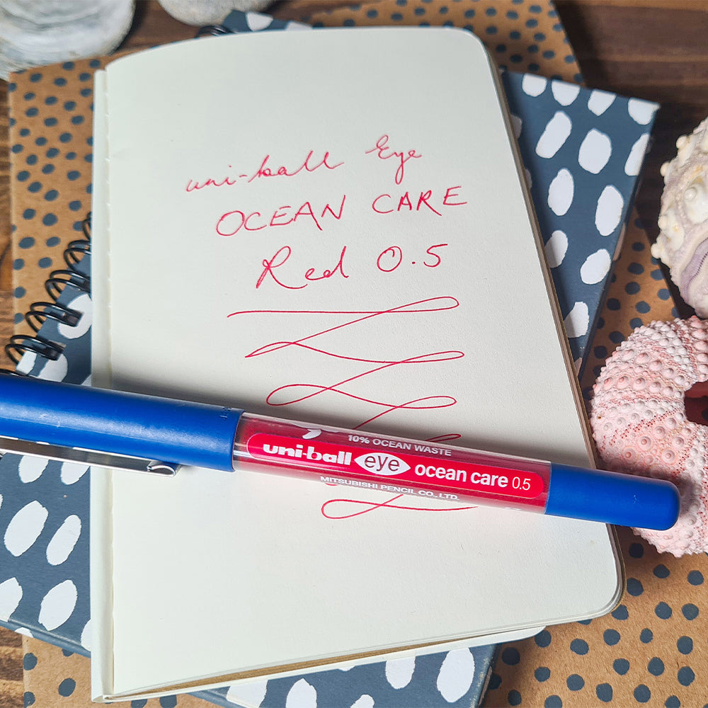 Uni-Ball Eye Ocean Care UB-157 Rollerball Pen Set of 3 by uni-ball at Cult Pens