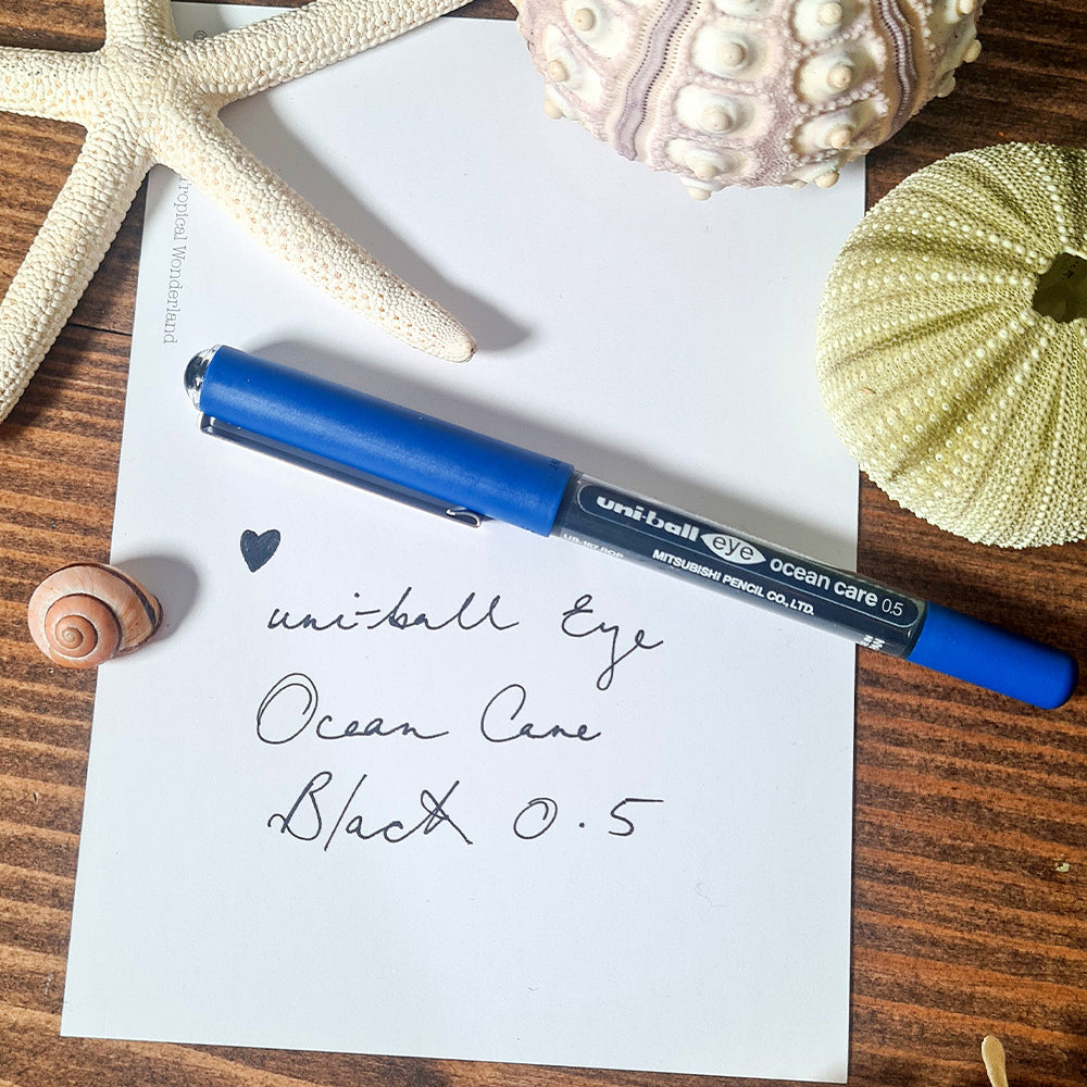 Uni-Ball Eye Ocean Care UB-157 Rollerball Pen Set of 3 by uni-ball at Cult Pens
