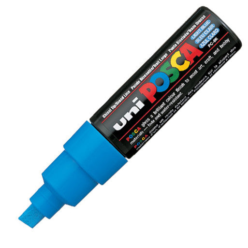 Posca – Broad Chisel Tip Water Based Paint Marker - PC-8K, black - Live in  Colors