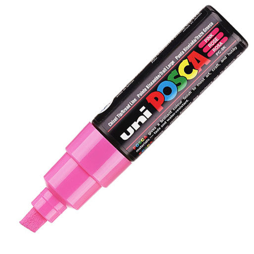 Uni POSCA Marker Pen PC-8K Broad Chisel by Uni at Cult Pens