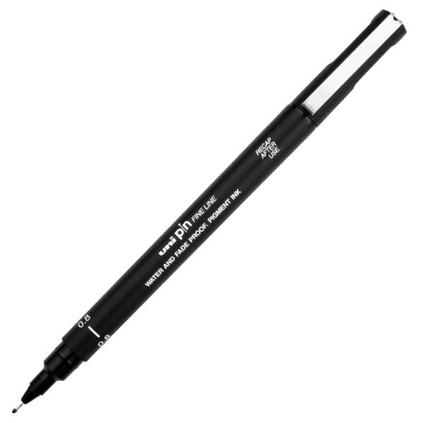 Uni PIN Drawing Pen Black by Uni at Cult Pens