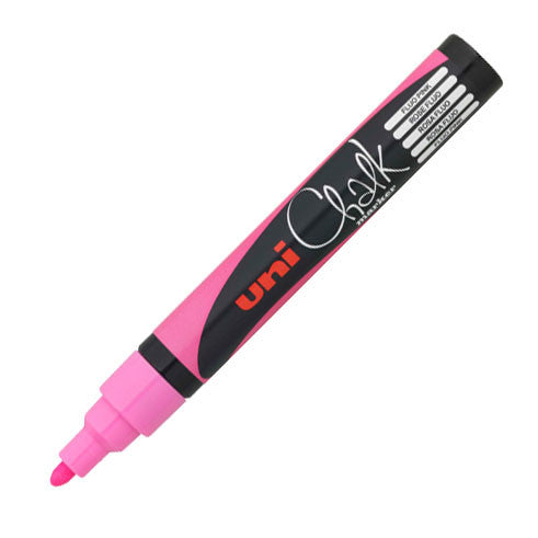 Uni Chalk Marker Pen PWE-5M Medium Bullet Tip by Uni at Cult Pens