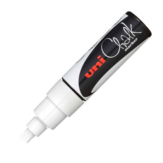 Uni Chalk Marker Pen PWE-8K Broad Chisel Tip by Uni at Cult Pens