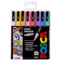 Uni POSCA Marker Pen PC-3M Fine Set of 8 Pastels by Uni at Cult Pens