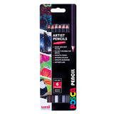 Uni POSCA Pencil Assorted Set of 6 Dusk by Uni at Cult Pens