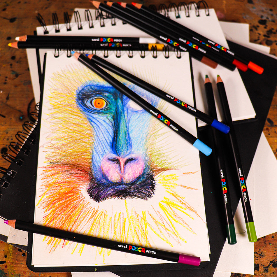 Uni POSCA Pencil Assorted Set of 12 Spectrum by Uni at Cult Pens