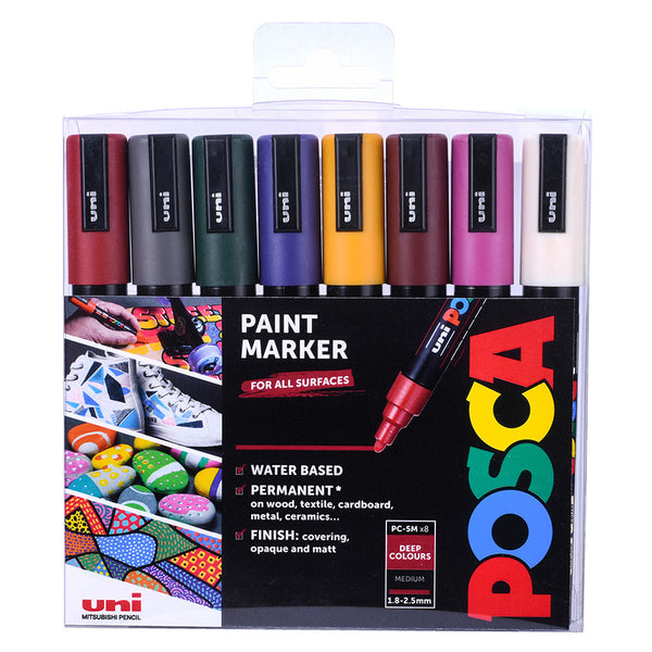 POSCA Uni-Ball Uni PC-5 Tepera Arker 15 Assorted Colours - View #6
