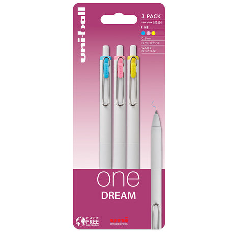 Uni-ball On Point One Dream Gel Pen 3 Pack by Uni at Cult Pens