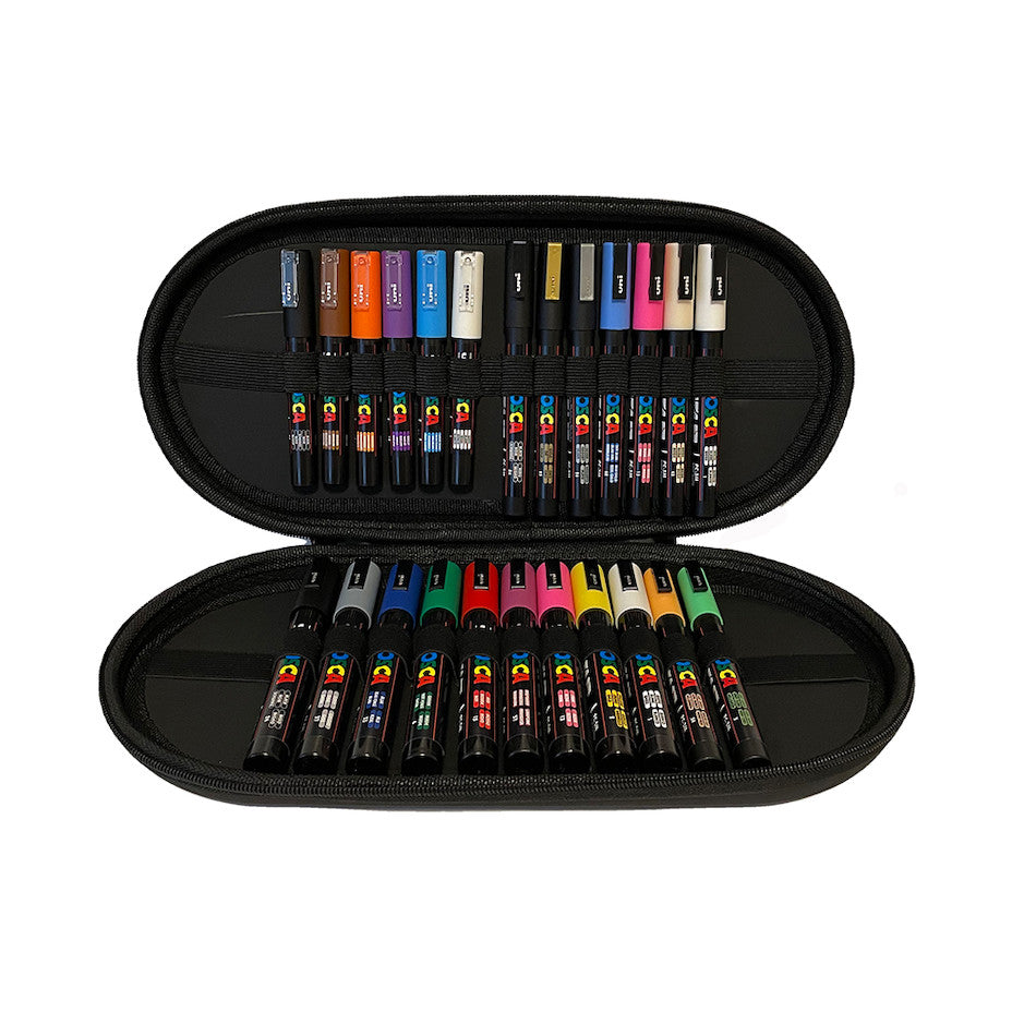 Uni POSCA Marker Pen Set of 24 - water-based pigment markers