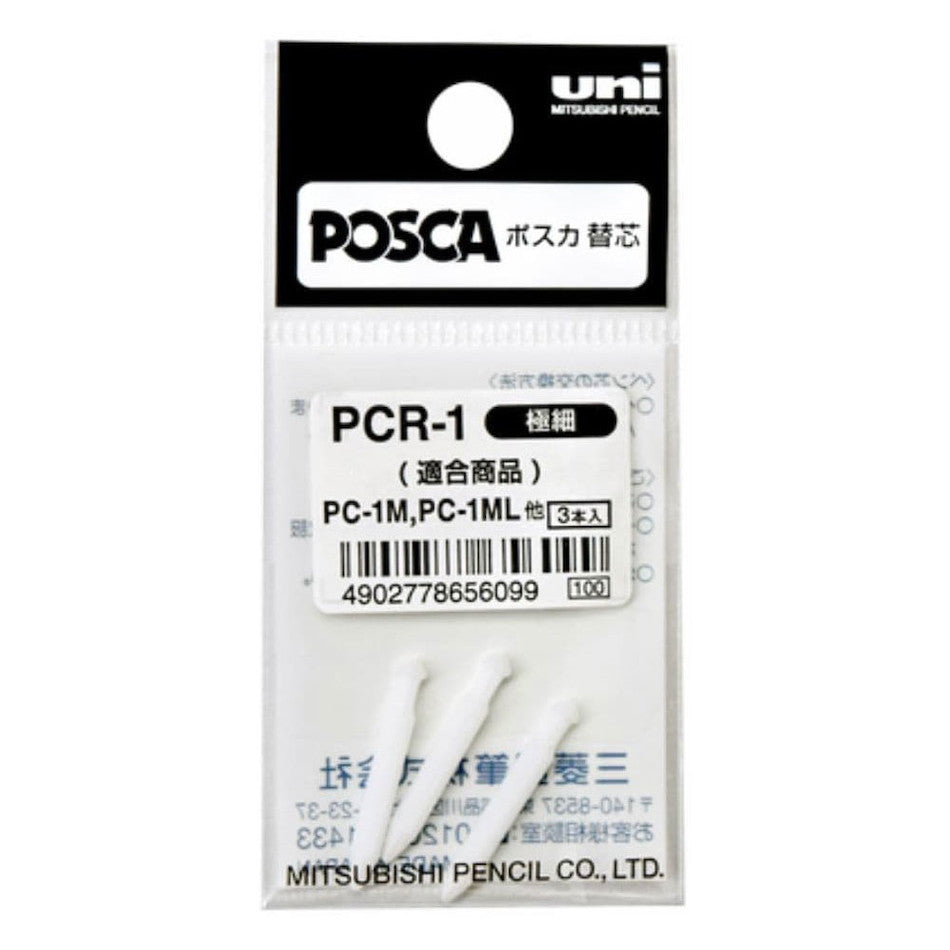 Uni POSCA Replacement Tips for PC-1M Marker Pen Set of 3 by Uni at Cult Pens