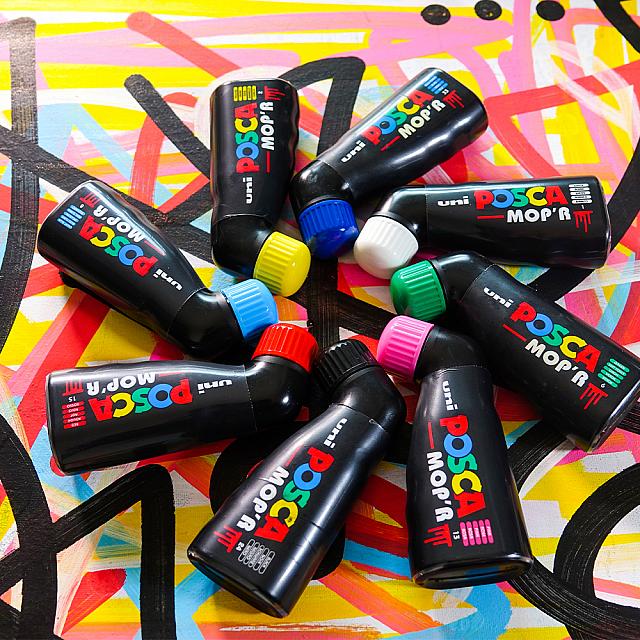 Uni POSCA MOP'R PCM-22 Assorted Set of 8 by Uni at Cult Pens