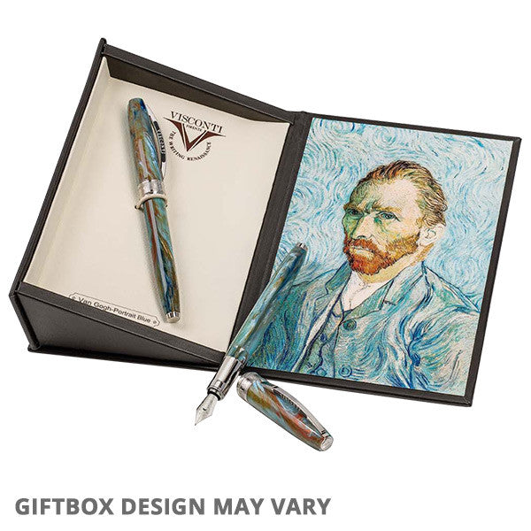 Visconti Van Gogh Rollerball Pen 'Portrait Blue' by Visconti at Cult Pens