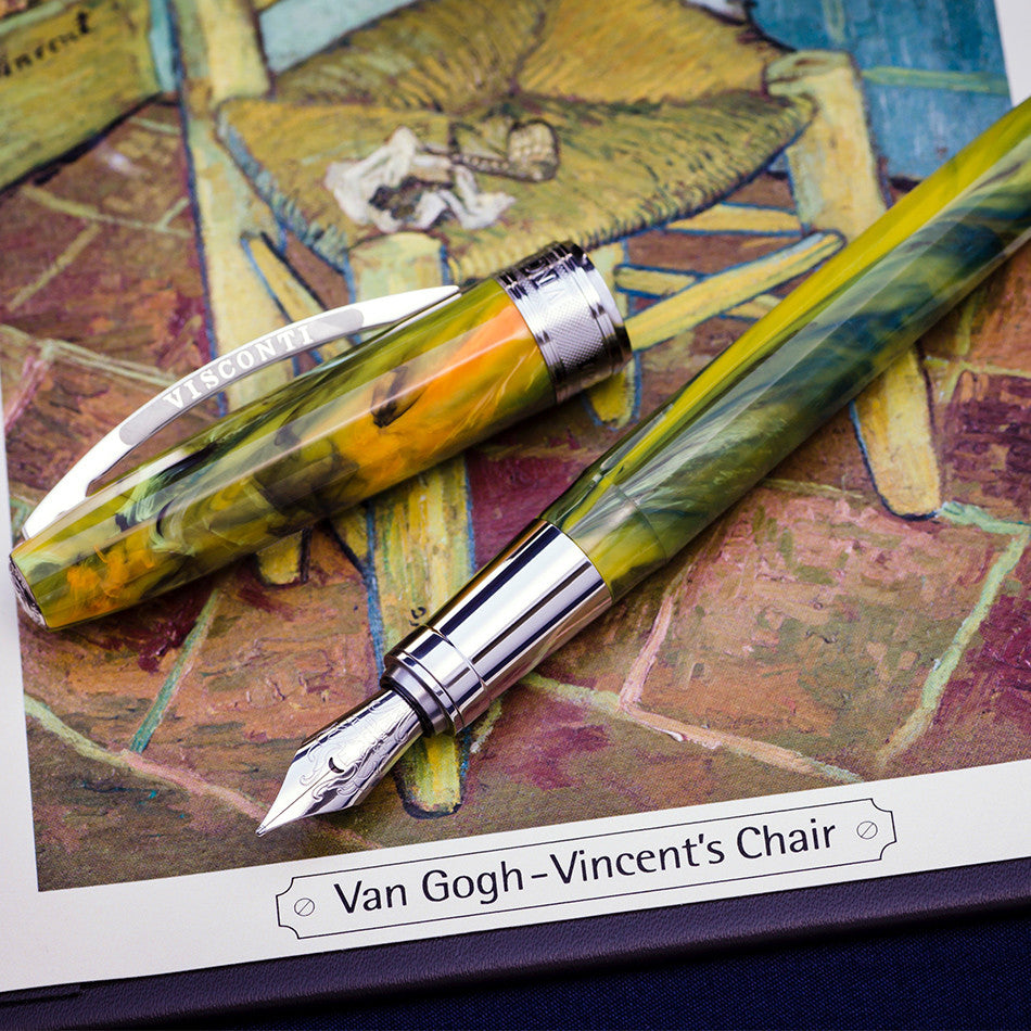 Visconti Van Gogh Fountain Pen 'Vincent's Chair' by Visconti at Cult Pens