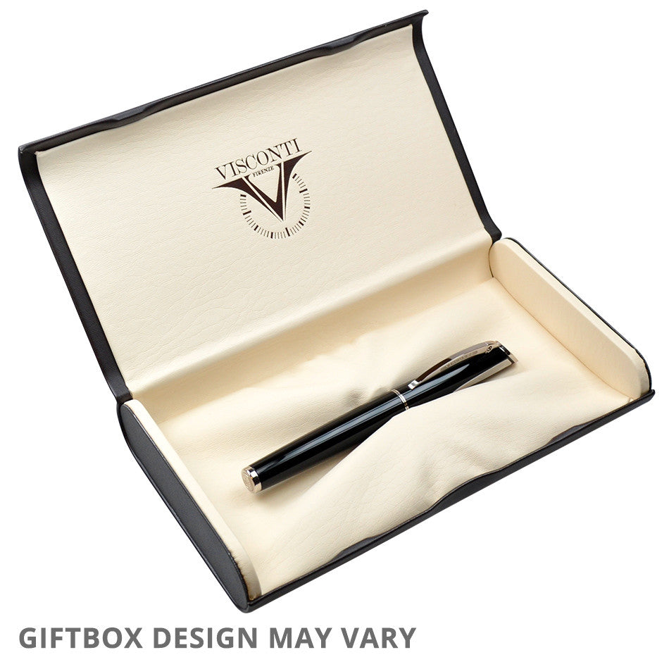 Visconti Homo Sapiens Elegance Fountain Pen Black by Visconti at Cult Pens