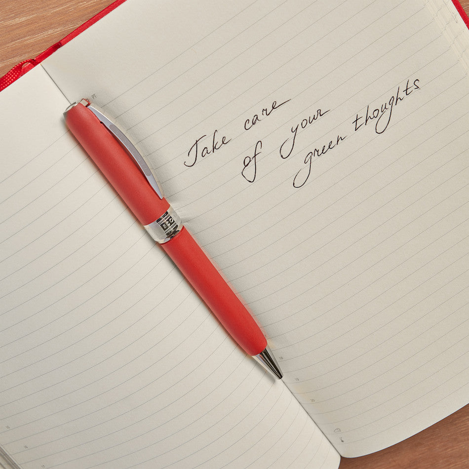 Visconti Eco-Logic Fountain Pen Red by Visconti at Cult Pens