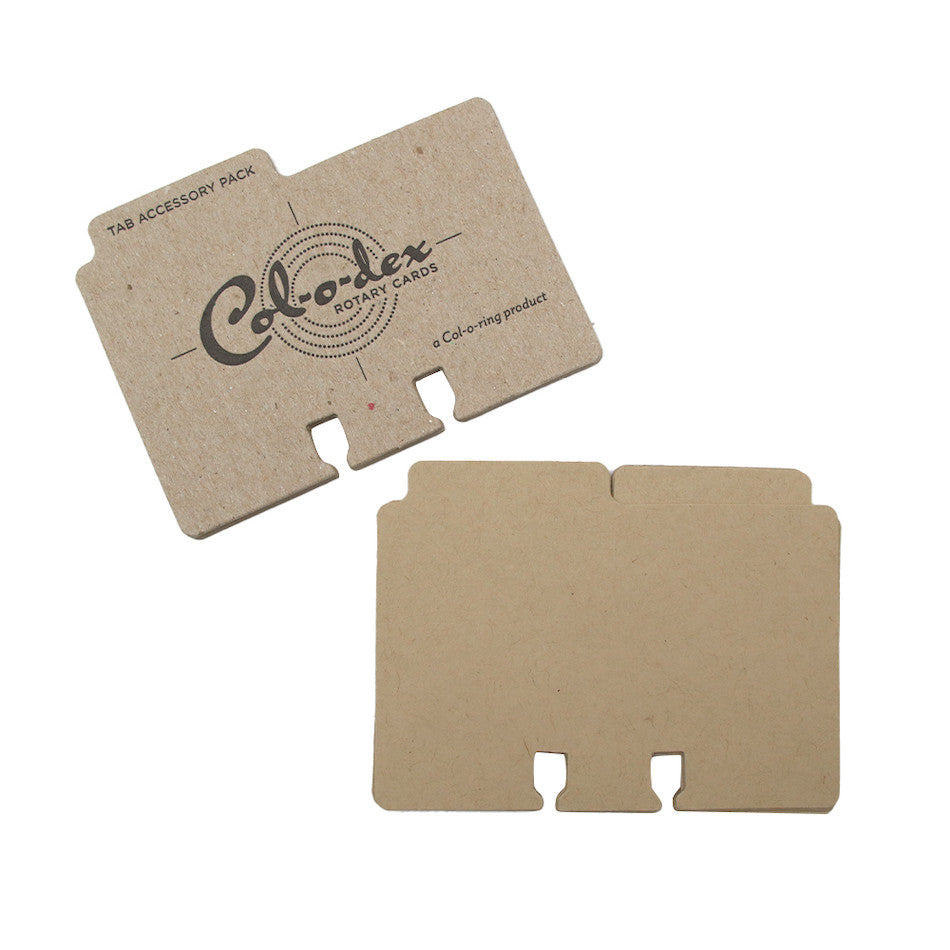 The Well-Appointed Desk Col-o-Dex Tab Accessory Pack Tan by Well-Appointed Desk at Cult Pens